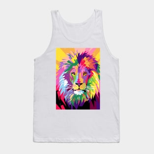 Lion Pop Art Tank Top